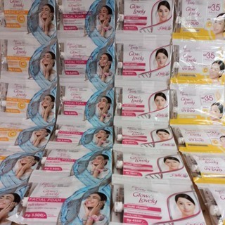 Fair Lovely Glow Facial Foam Brightening Vit C 1 Renceng Isi 12 Sachet
