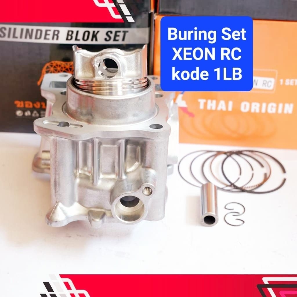 BURING SET XEON RC XEON 125 FI XEON GT 125  "1LB" Kode pada Silinder Blok Kit