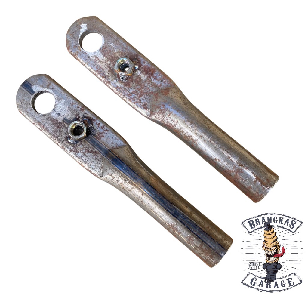 Sambungan patahan rangka belakang cb 100 125 potongan pipa frame buntut buntutan bahan tebal model o