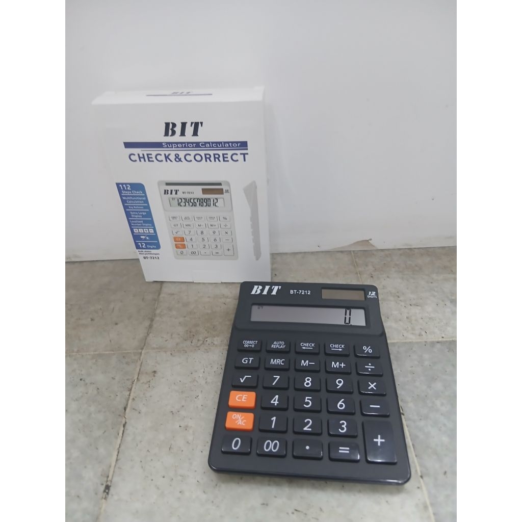 

kalkulator 2 display bit bt 7212