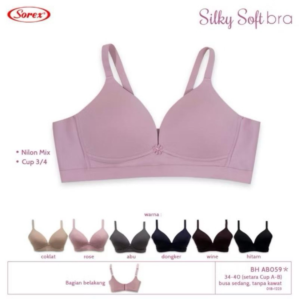 bra sorex tanpa kawat