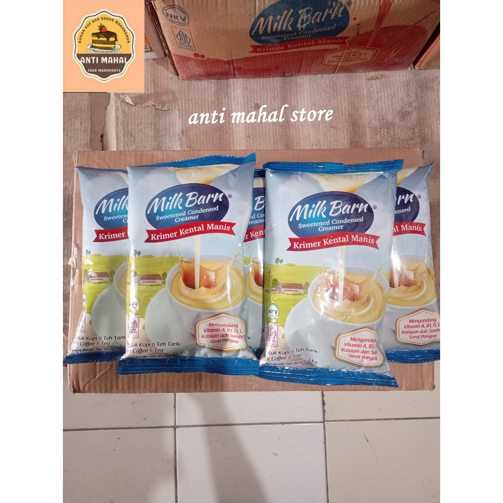 

SKM Susu creamer kental kanis MILK BARN ( MILKbarn ) krimer sachet pouch kemasan 1kg Termurah Terlaris !!