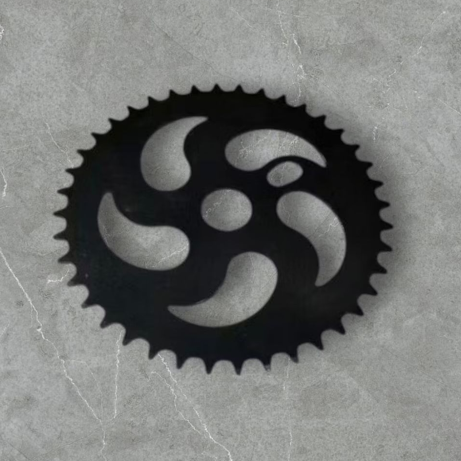 Chainring bmx 44 T piringan sepeda bmx gear bmx depan hitam tebal