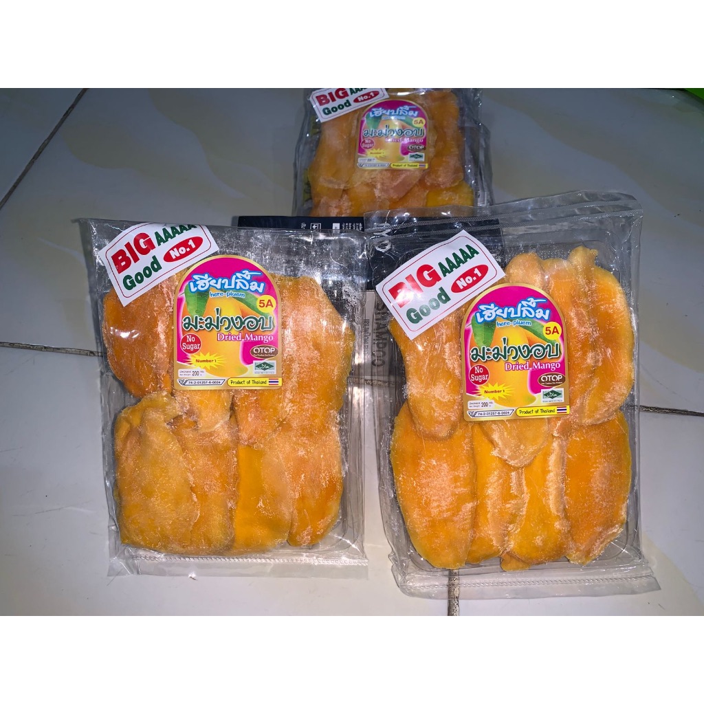 

PREMIUM⭐️Manisan Mangga Thailand Original - NO SUGAR-Original manis buah
