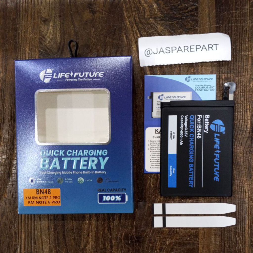 BATRE LF XIAOMI REDMI NOTE 6 / REDMI NOTE 6 PRO PRO BN48 DOUBLE POWER