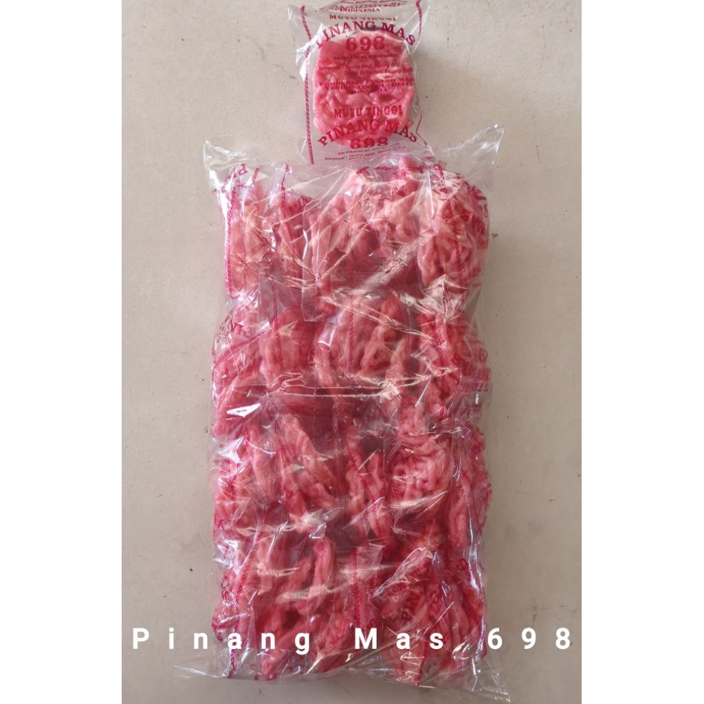 

Kerupuk palembang merah Pinang Mas