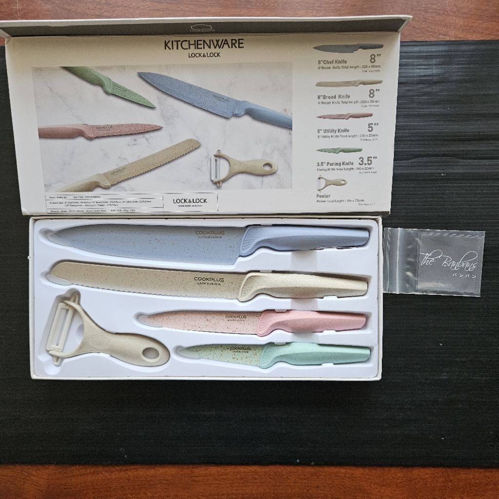 Lock & Lock Kitchen Knife Set 5 pcs