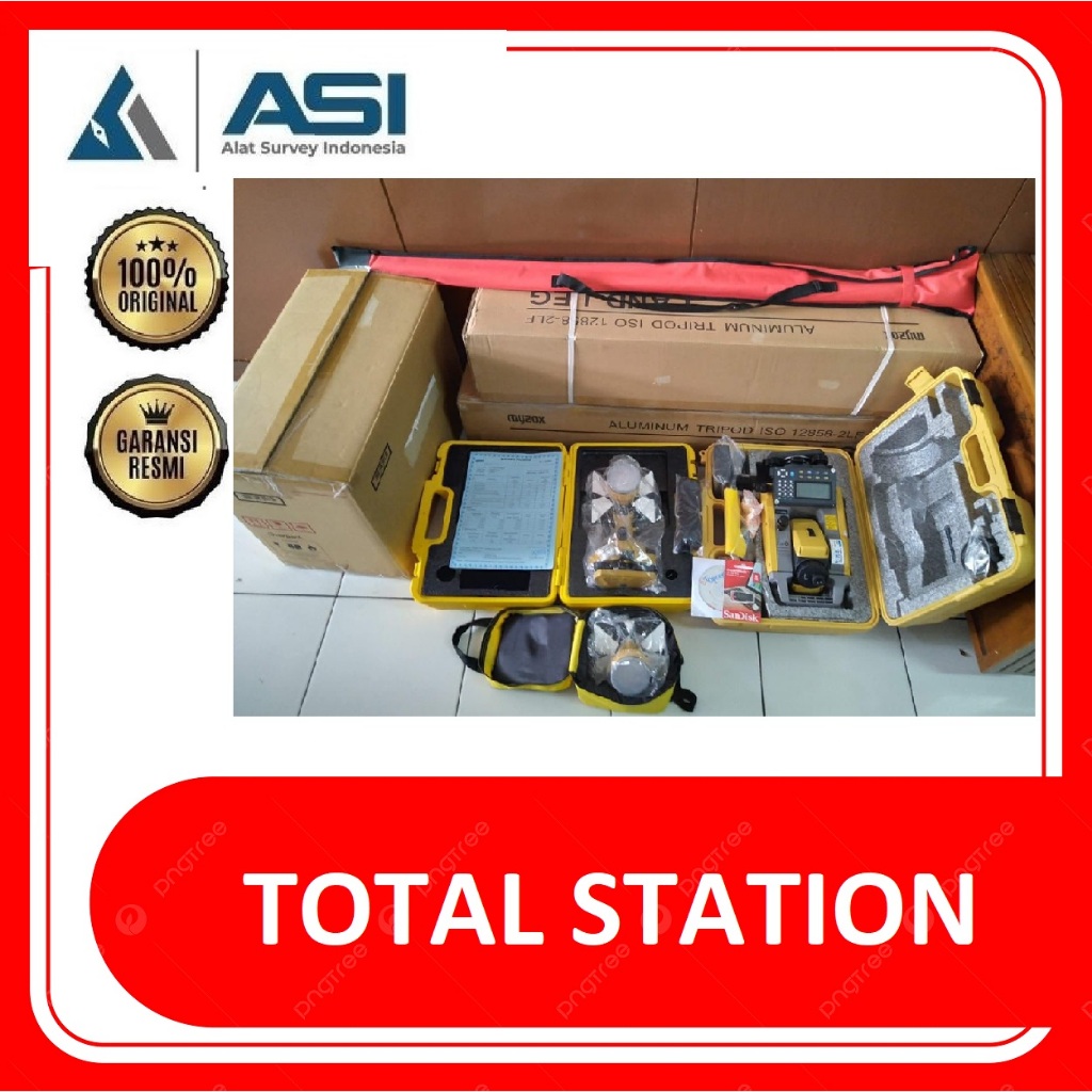 TOTAL STATION TOPCON GM55 COMPLETE SET