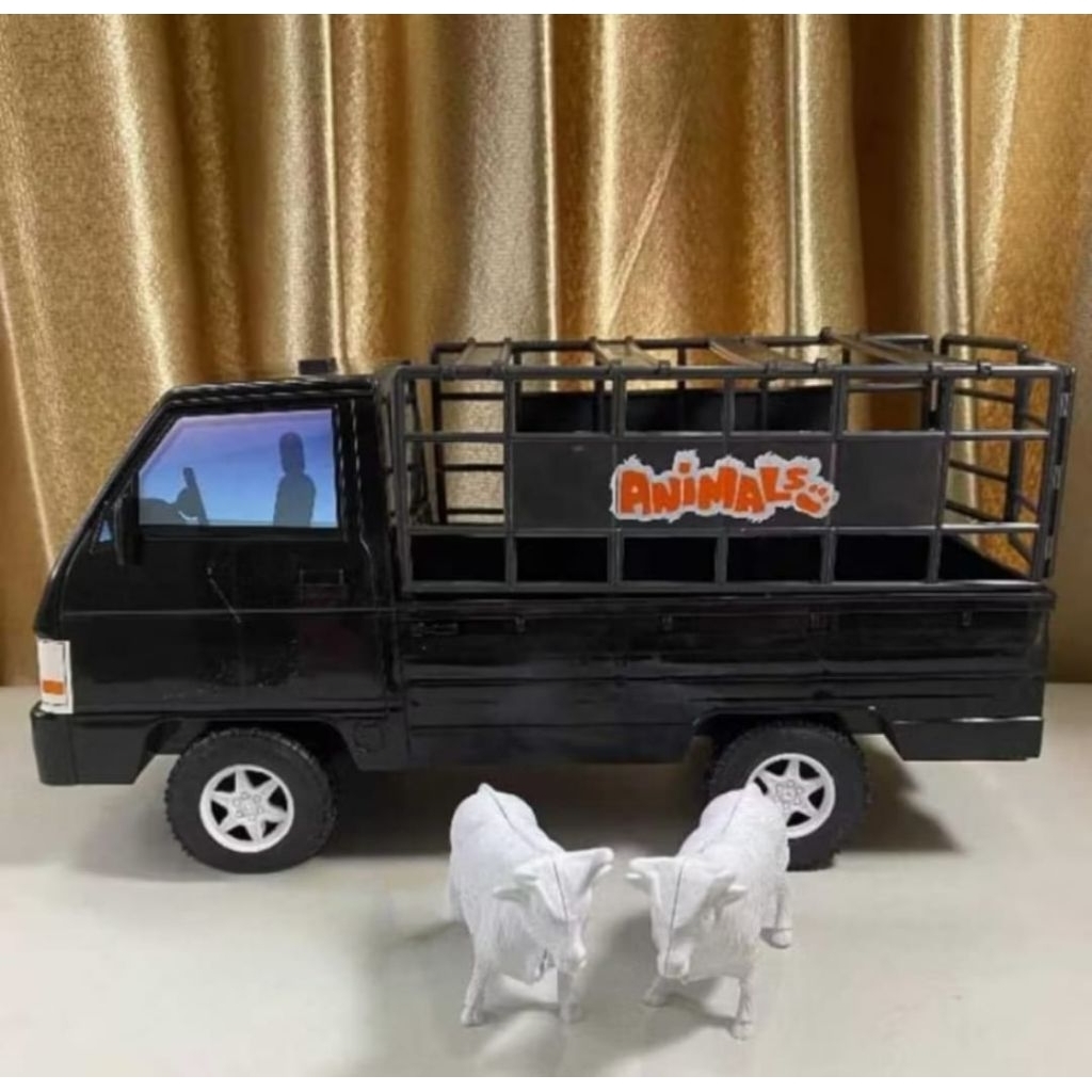 GOGO TOYS - MAINAN MOBIL TRUCK L300 VIRAL NON MUSIK MOBIL KANDANG KUDA L300 ANIMAL SAPI (DT23)
