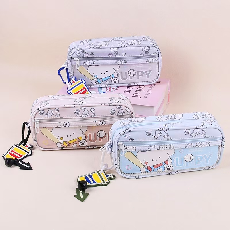 

Camouflage Zipper Pencil Bag Multi functional Stationery Bag Student Lightweight Large Capacity Pencil Bag