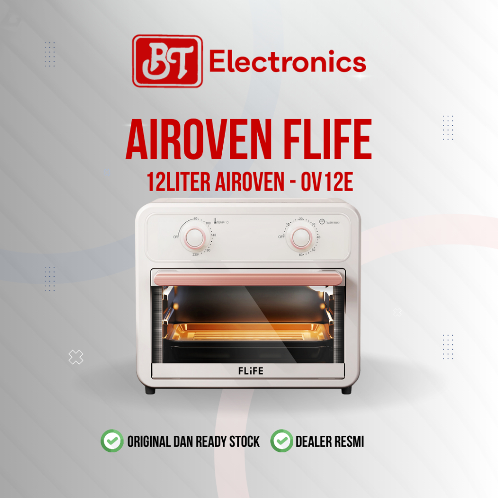 AIROVEN FLIFE OVEN AIRFRYER 12 LITER / FLIFE OV12E