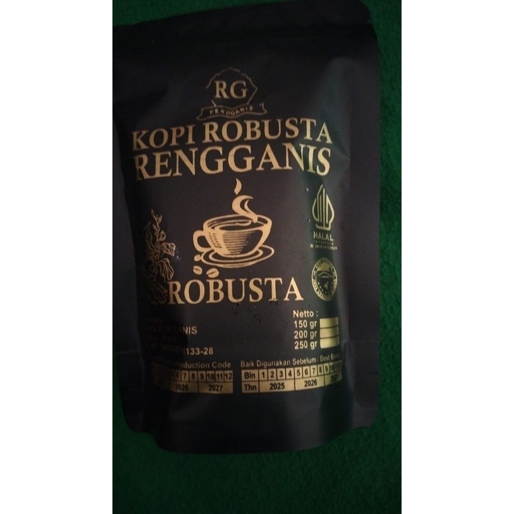 

Kopi Rengganis, Kopi Robusta Perhutanan Sosial, Kopi Bubuk 200 gram