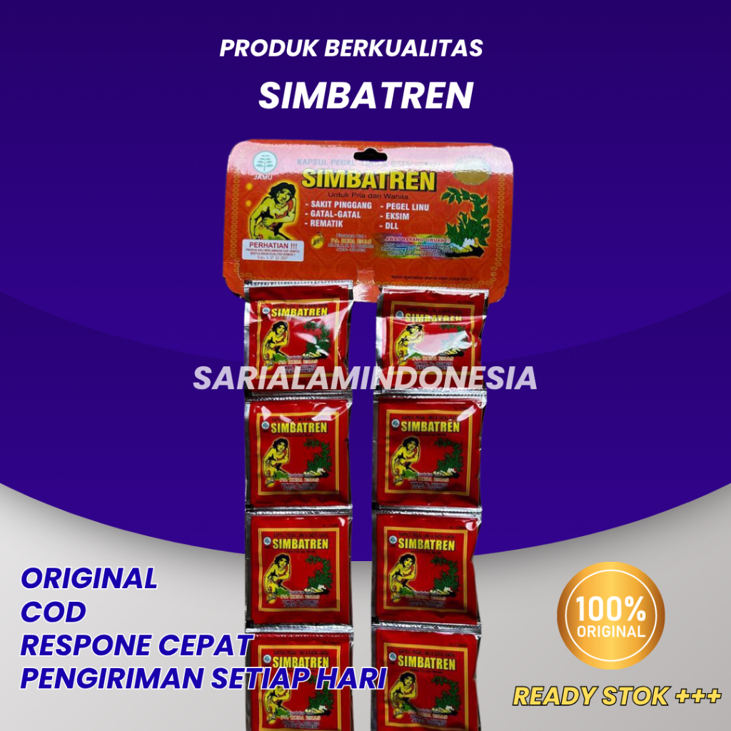 

Simbatren Kapsul Original 20 Sachet