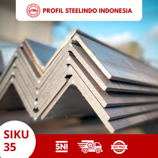 Besi Siku 35x35 Berat 3,6 kg Full SNI