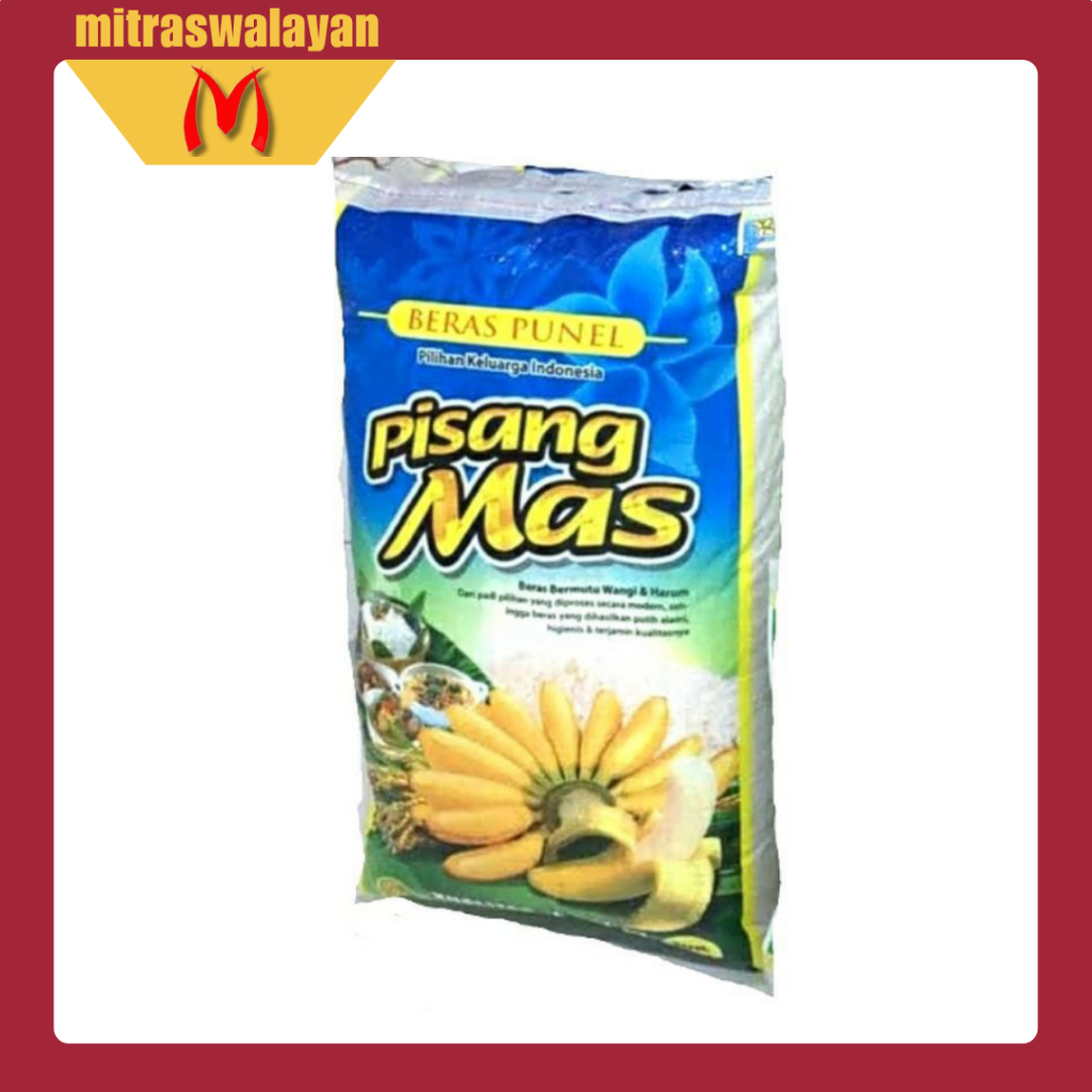 

Beras Premium Pisang Mas Kemasan Zak 5 kg