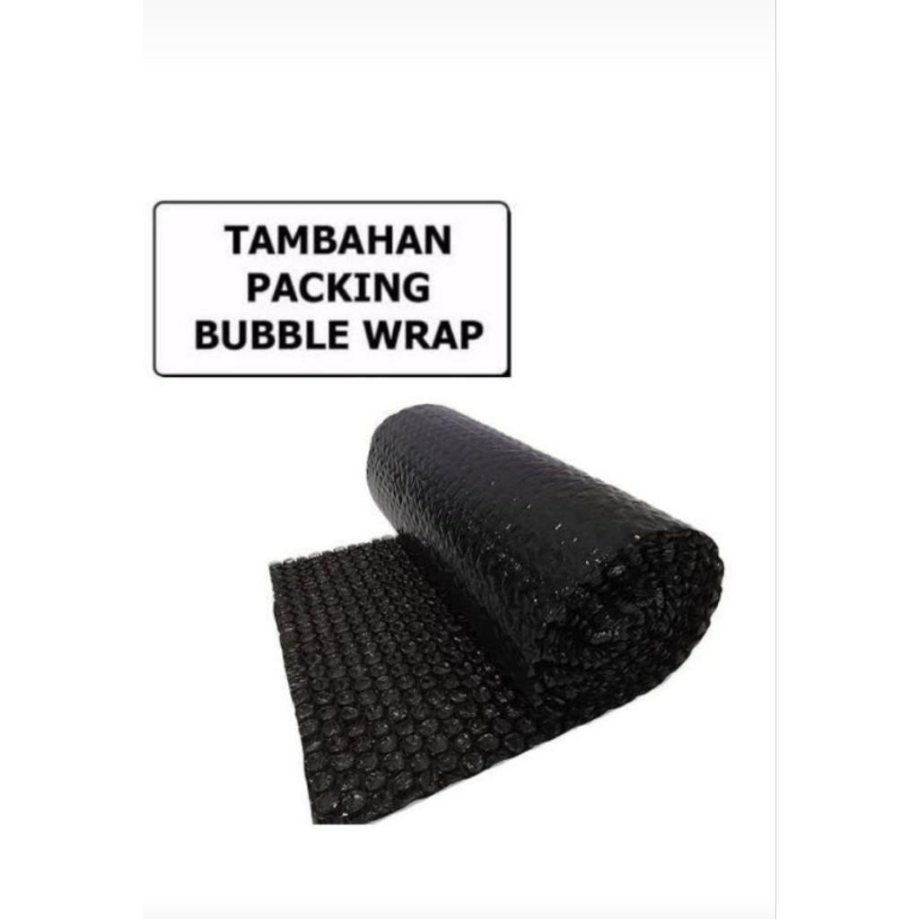 

tambahan bubble wrap supaya lebih aman