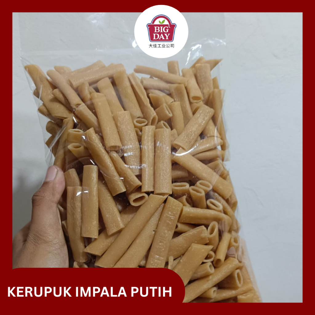 

KERUPUK IMPALA PUTIH KEMASAN 1 KG GURIH
