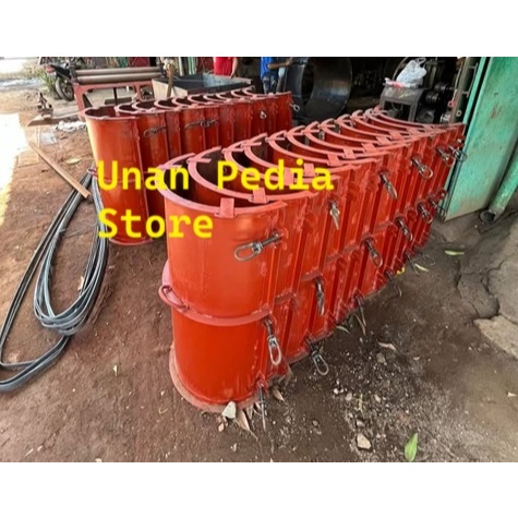 Cetakan Gorong Gorong Beton 40x100 cm - Cetakan Buis Beton Diameter 40 Tinggi 100 cm