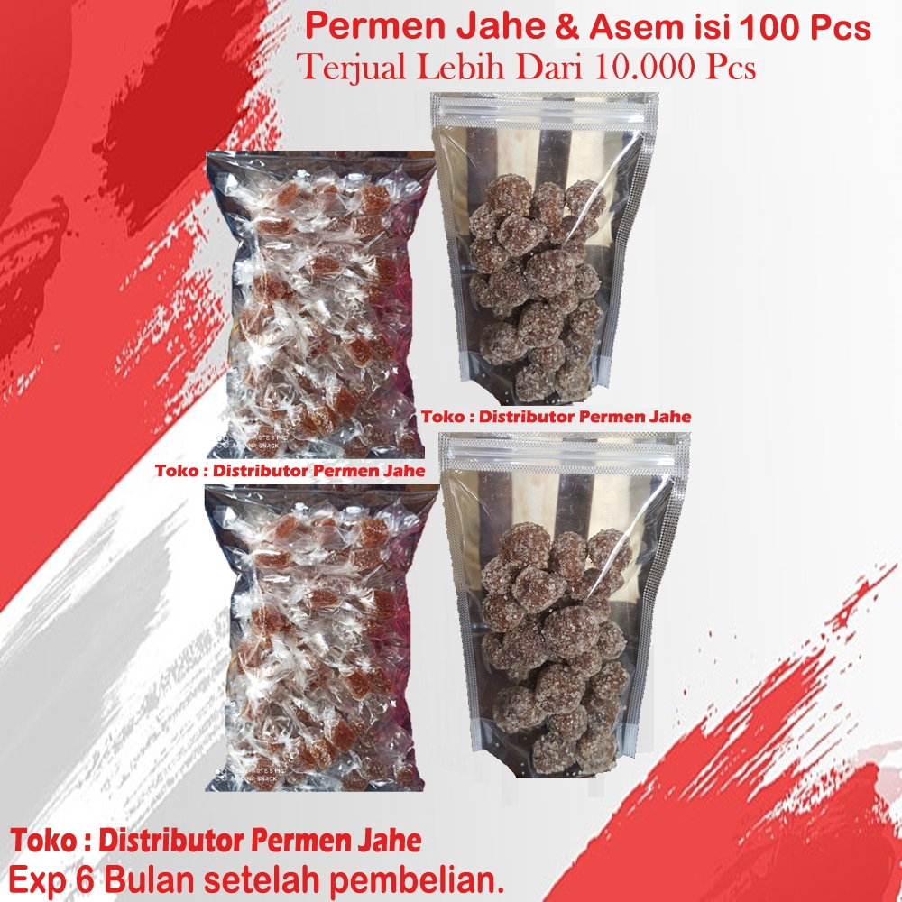 

Permen Jahe Jadul Special Original mix Permen Asem Isi 100 Pcs Bisa Untuk Ibu Hamil