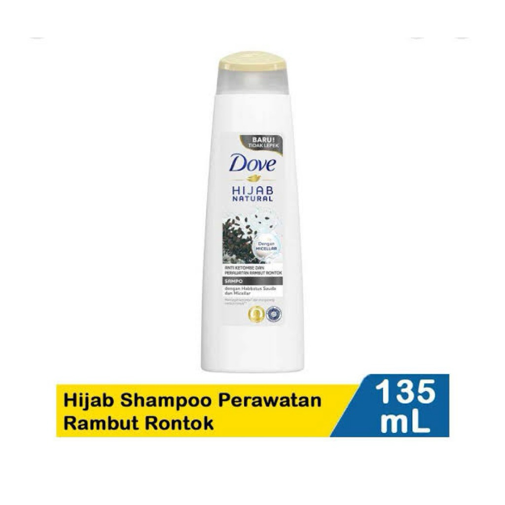 Dove hijab natural shampo anti ketombe 135ml