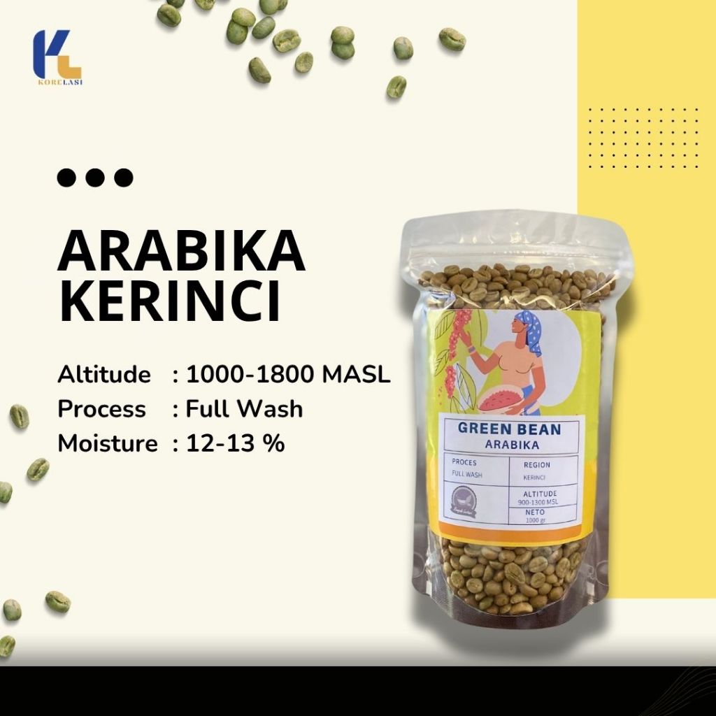 

Green Bean Kopi Arabika Kerinci
