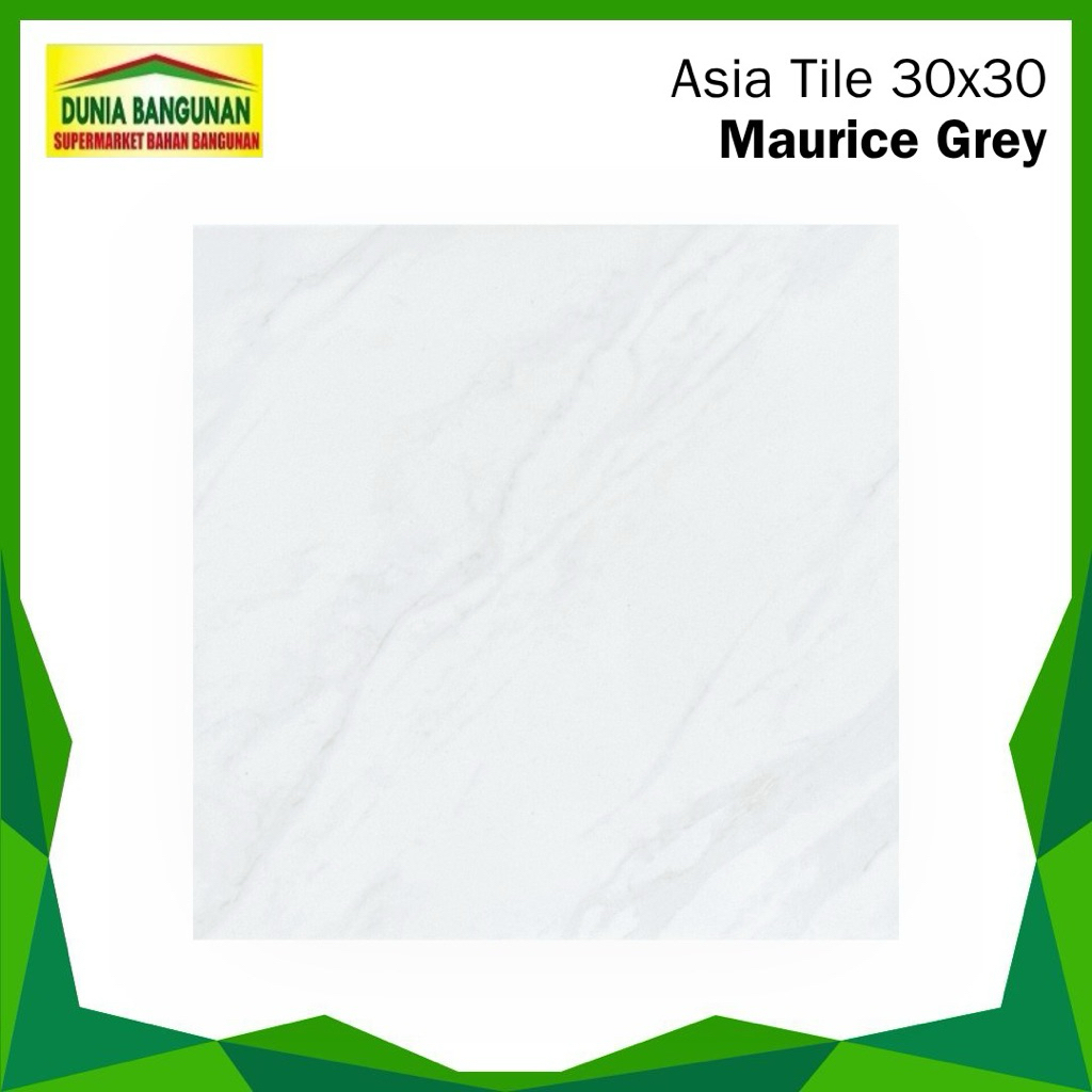 Keramik 30x30 Lantai Asia Tile Maurice Grey Keramik Lantai Glossy Marble Abu