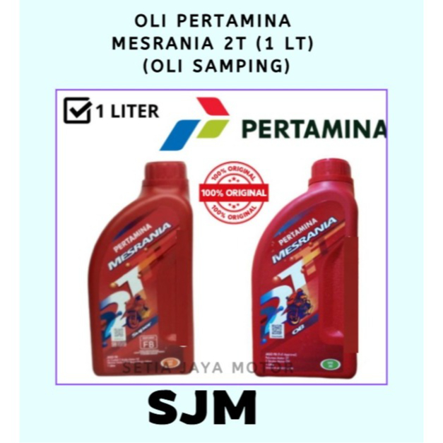 OLI SAMPING PERTAMINA MESRANIA 2T & MESRANIA 2T OB 1 LITER