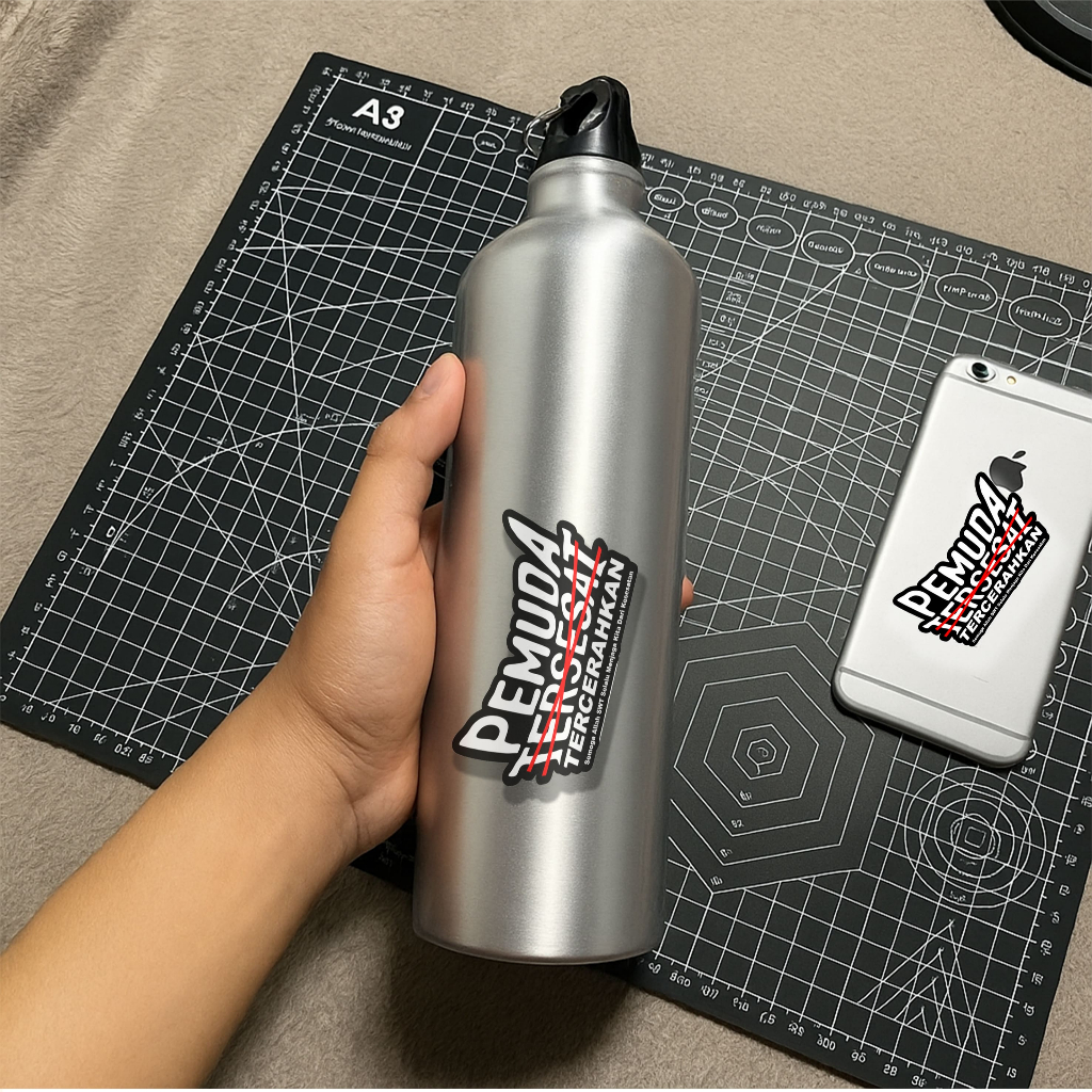

STIKER KATA KATA PEMUDA TERSESAT TERCERAHKAN AESTHETIC ANTI AIR - STICKER KEREN - STICKER TUMBLER