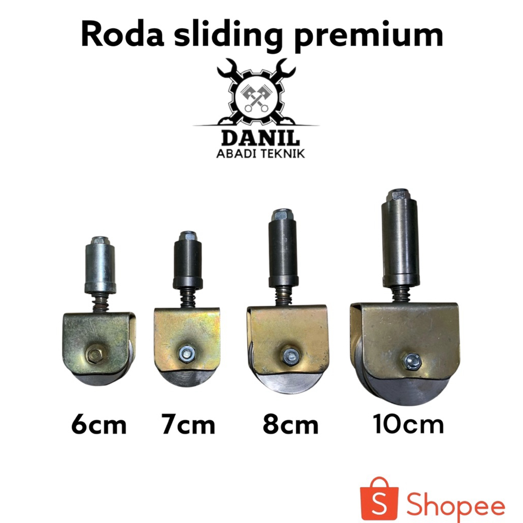 Roda Sliding PREMIUM Onamen Pagar Besi,Kayu,Stainlise Berkualitas Roda Pintu Sliding Gerbang Aksesor