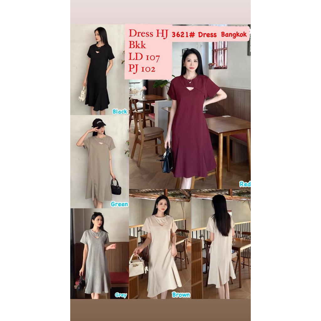 Dress H&J #3621 IMPORT BANGKOK BKK