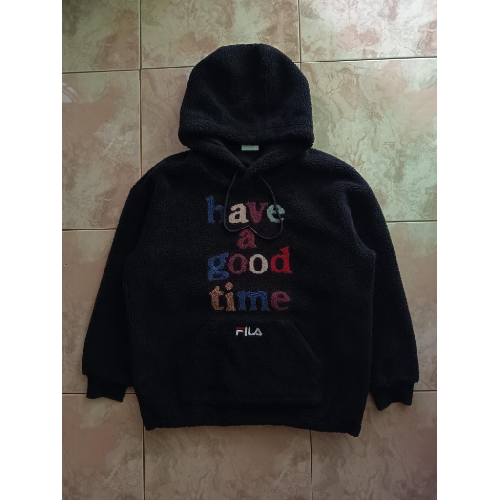 Hoodie Have A Good Time X FILA
