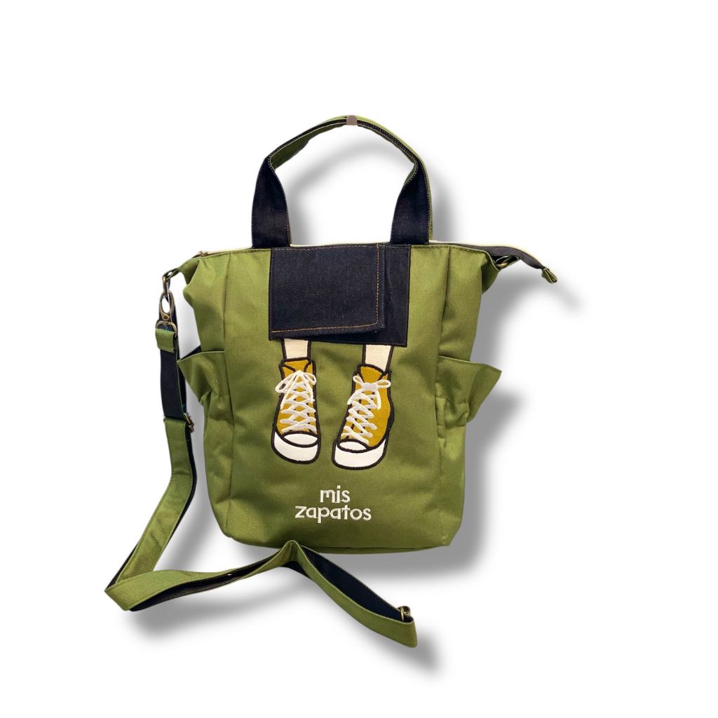 Denim Wrap Skirt Shoulder