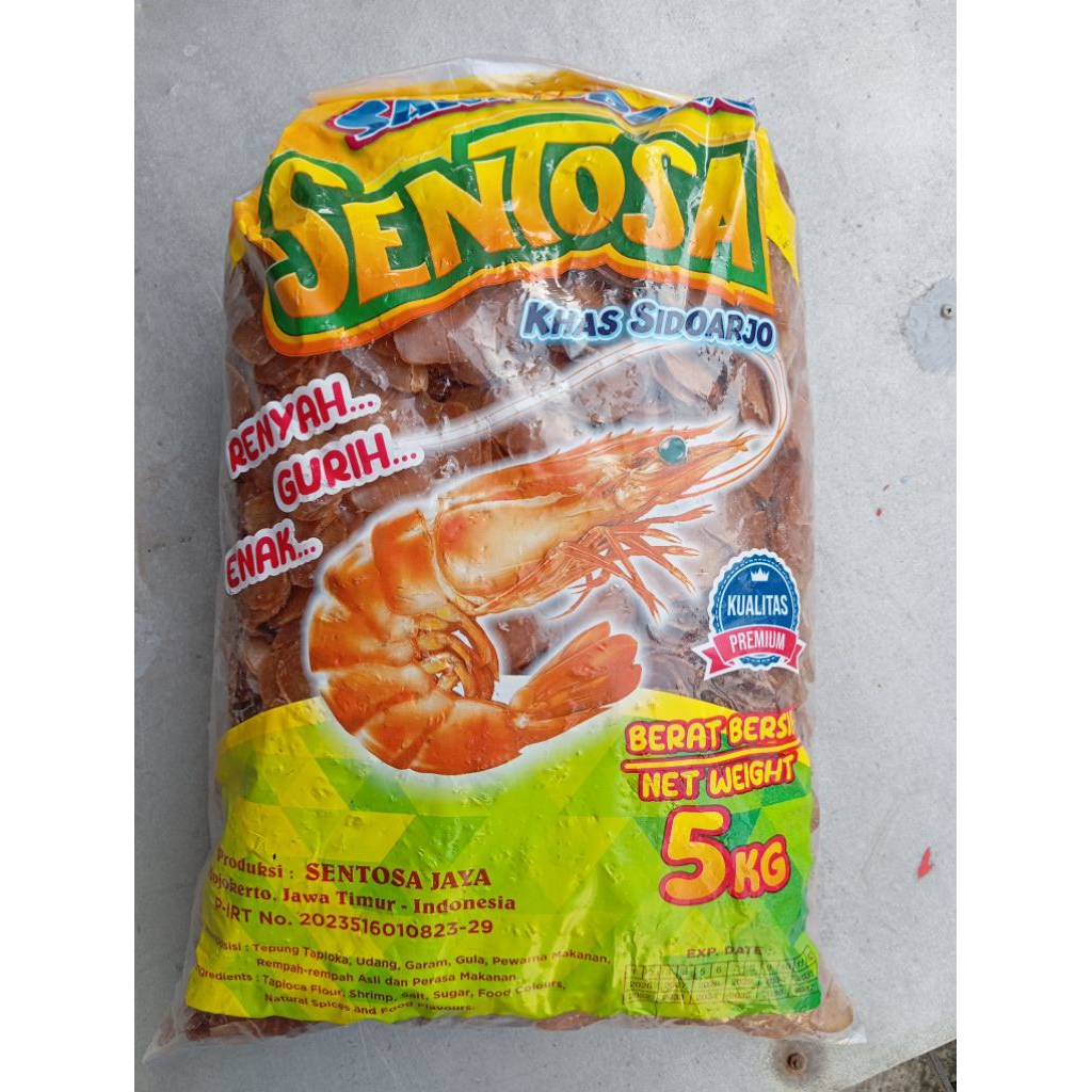 

KERUPUK PETIS UDANG SENTOSA LOSS - 1 KG