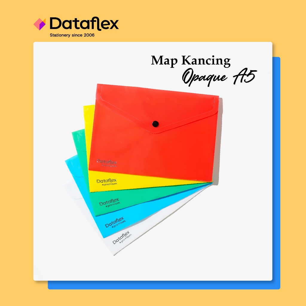 

Document Bag Opaque A5 / Map Kancing Opaque A5 Dataflex