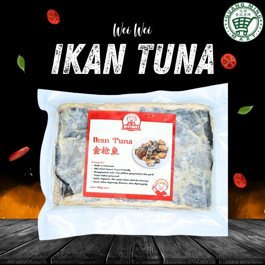 

Wei Wei Ikan Tuna 300gr Plant Based Vegan Friendly