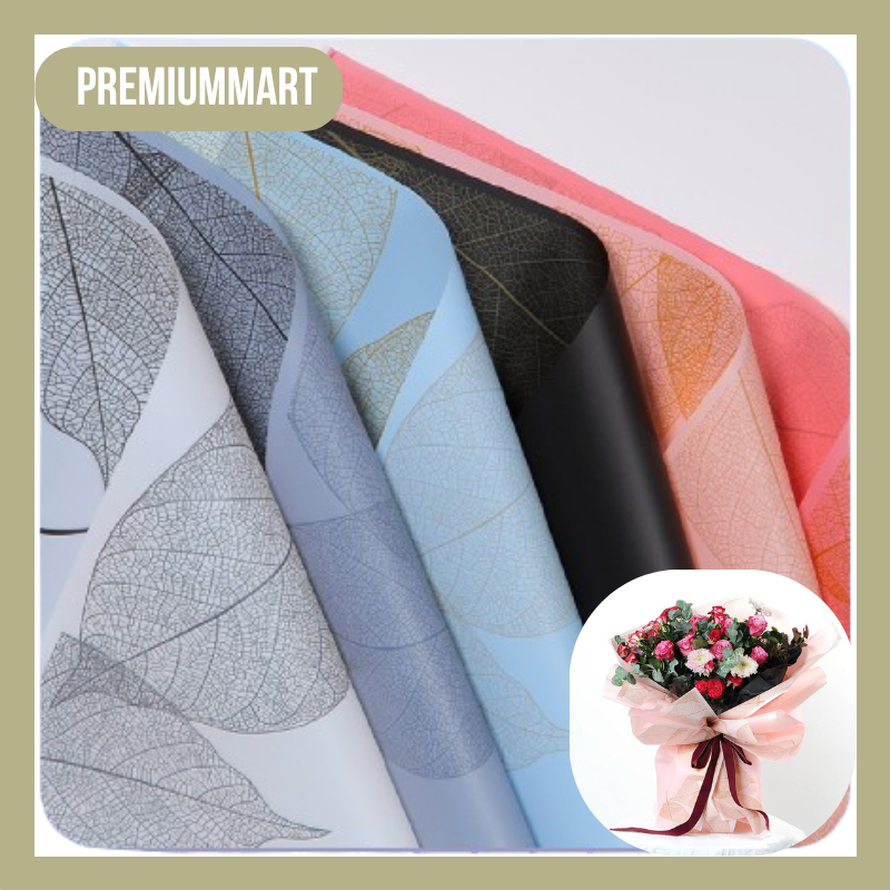

20 LEMBAR Flower Wrapping Paper Waterproof Hand Bouquet Kertas Cellophane Florist KB037
