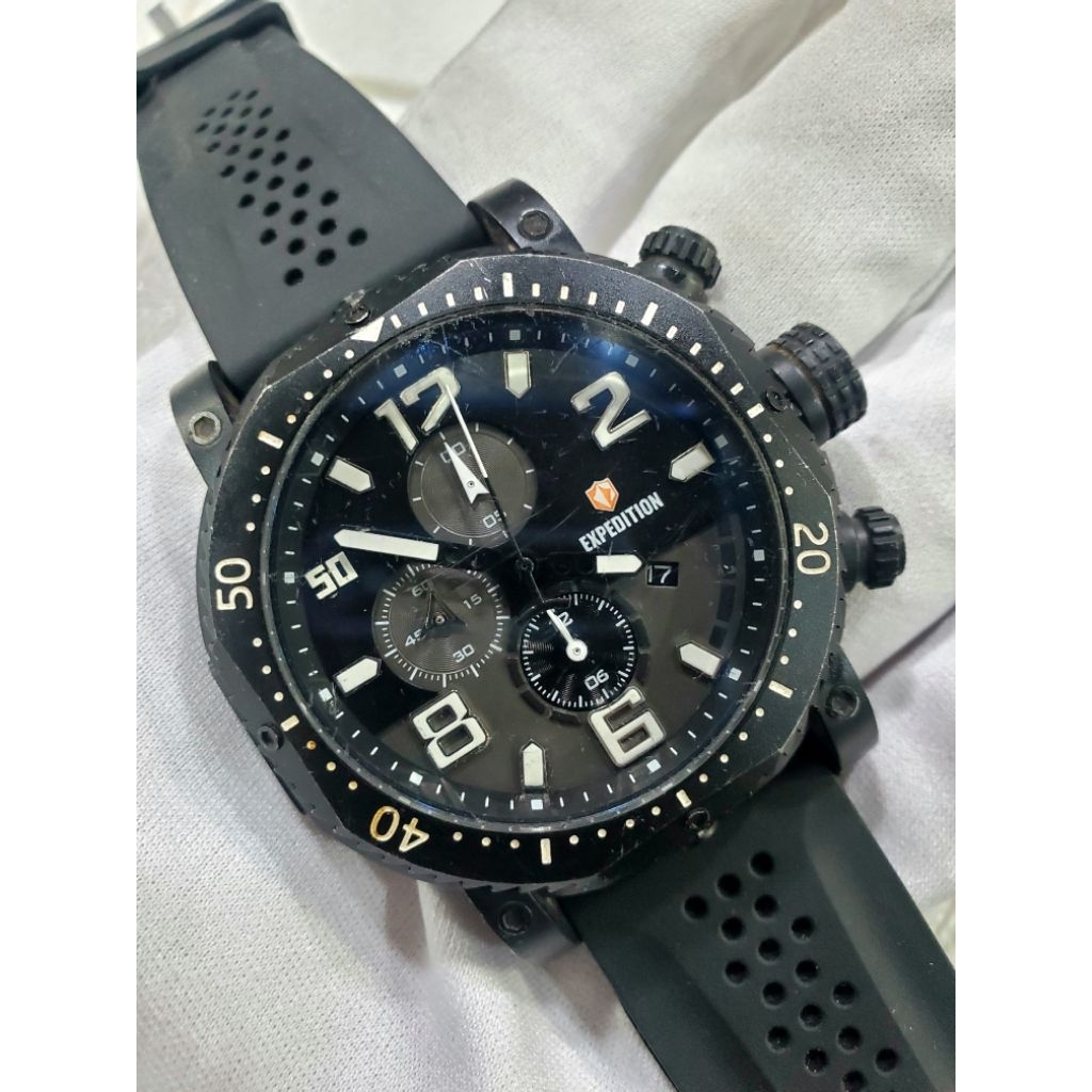 Jam Expedition E6658M Original Pria Preloved