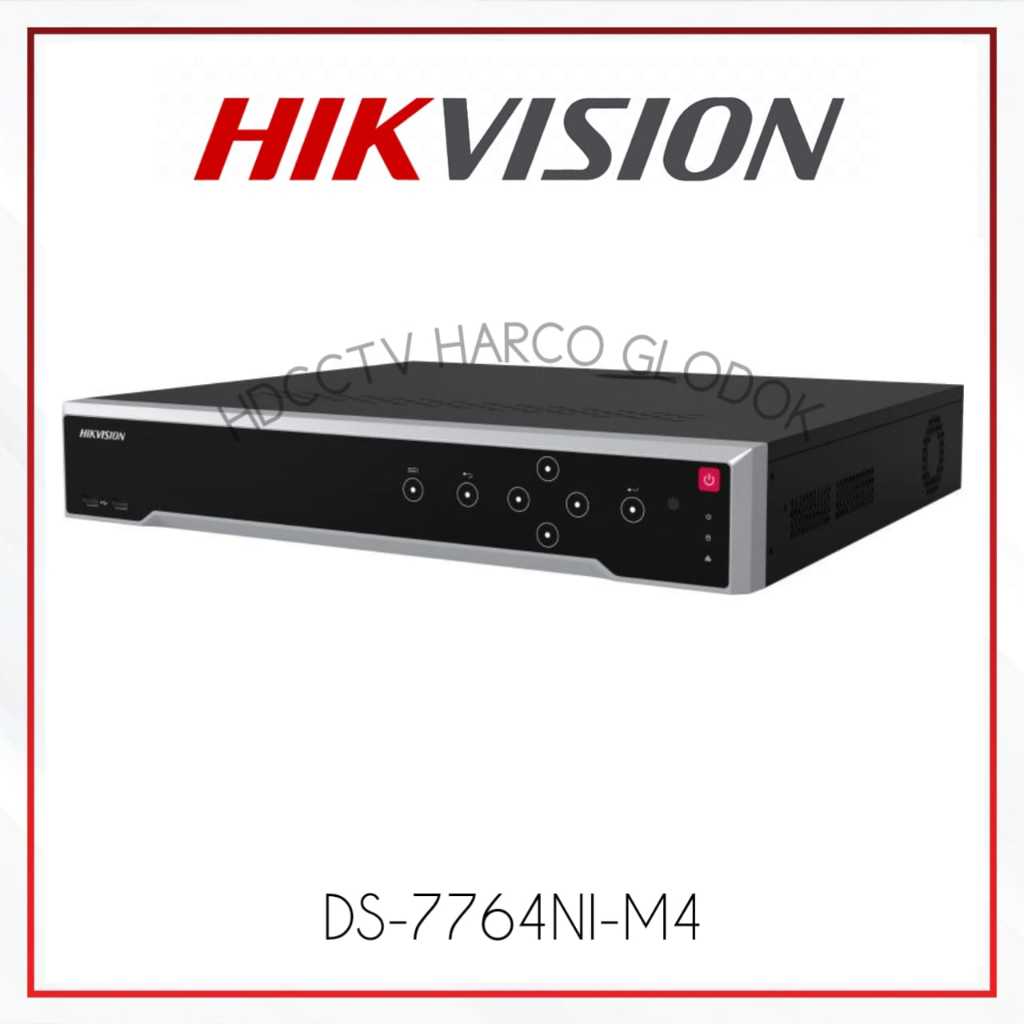 HIKVISION NVR 64 CHNNEL DS-7764NI-M4 64-ch 1.5U 8K NVR - GARASI 2 TAHUN