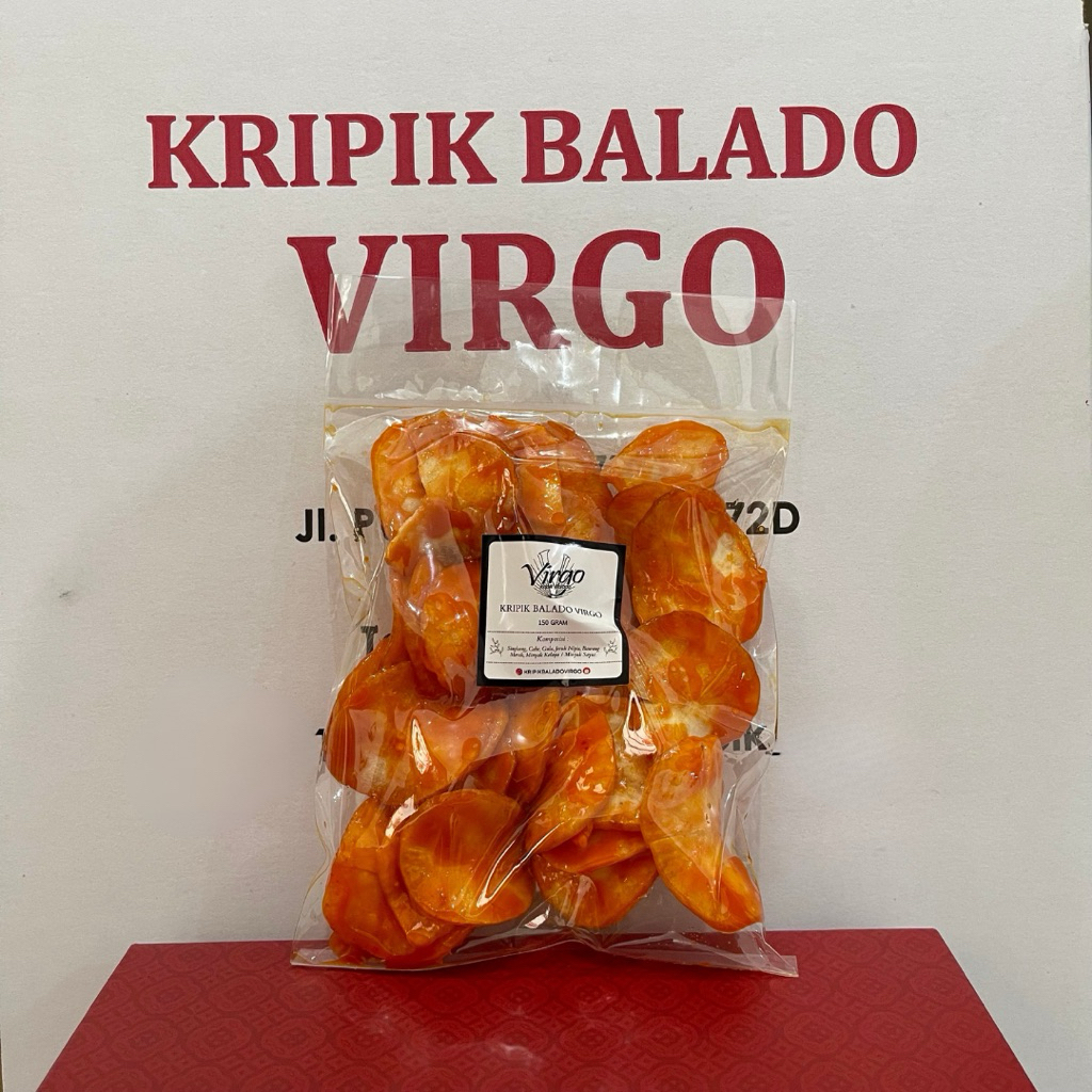 

Kripik Balado VIRGO 150gram