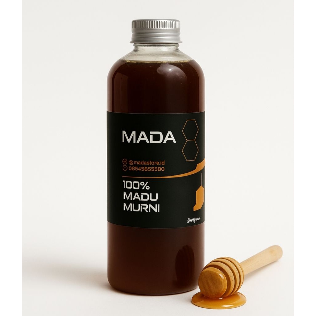

Madu Murni Asli 100% - Madu Mada 500ml - Tanpa Pengawet & Gula, asli tanpa campuran