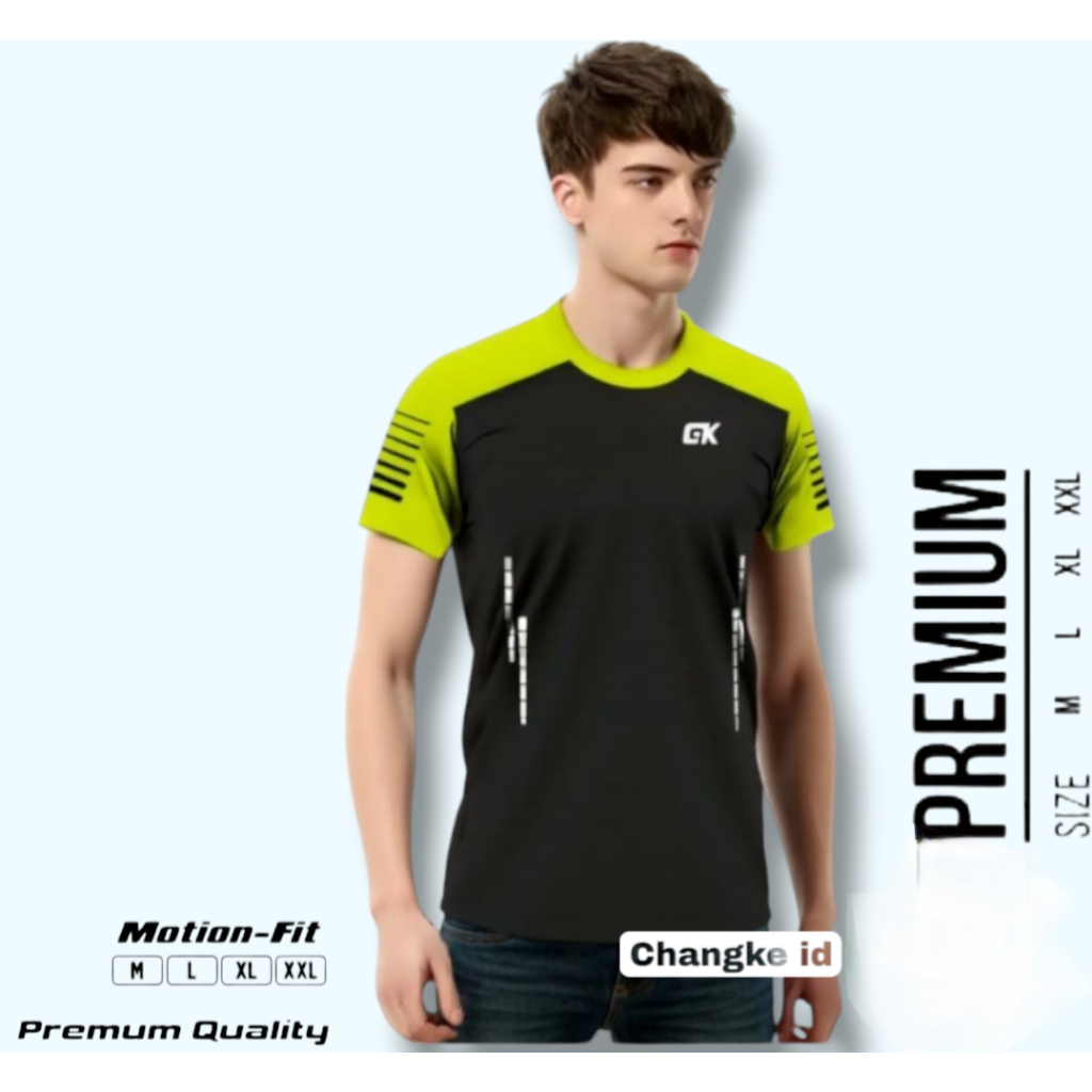 KAOS GYM IMPORT KAOS RUNNING BAJU BOLAHRAGA PRIA & WANITA DEWASA BAJU VOLI KAOS BADMINTON TERMURAH B