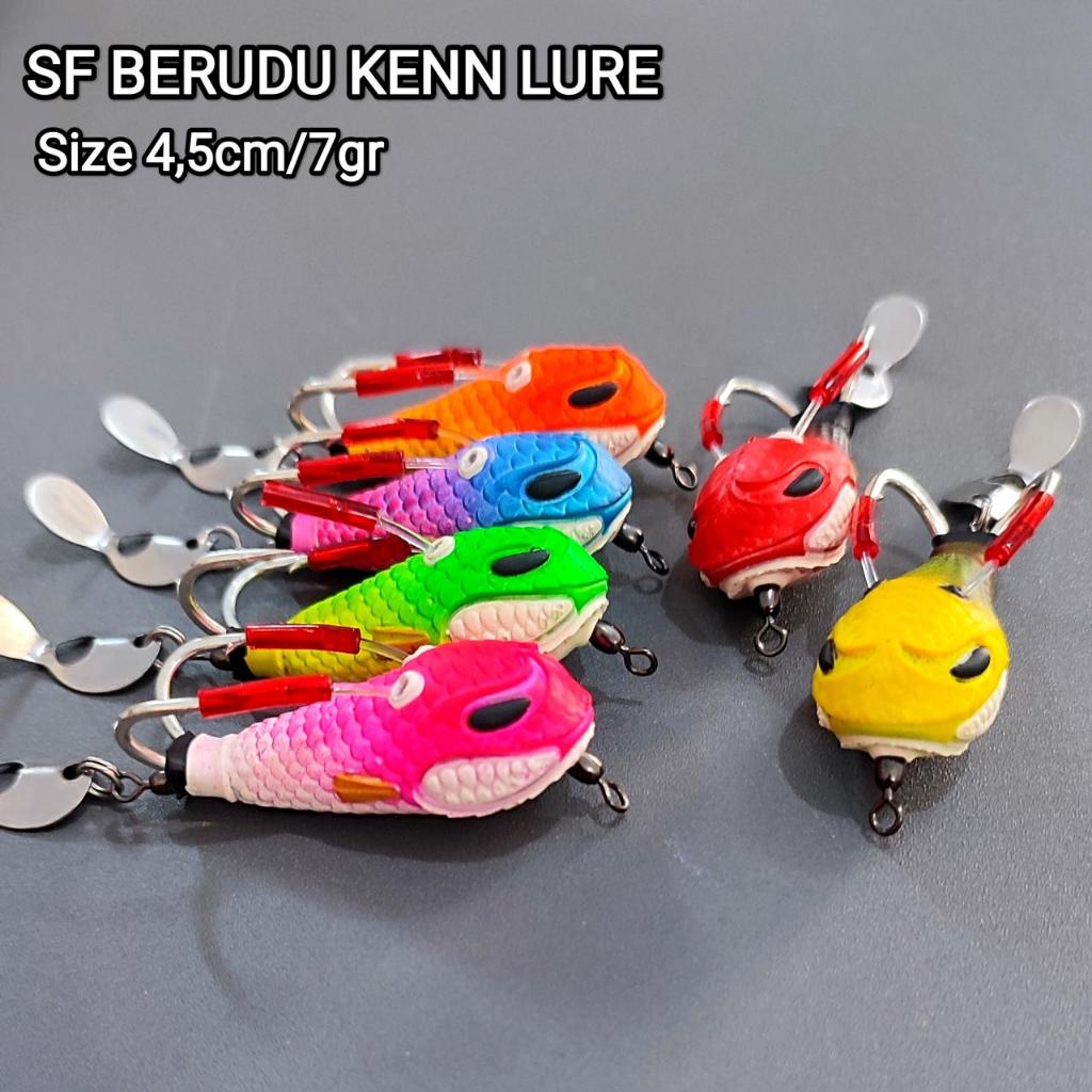 SOFT FROG 3D BERUDU KENN LURE. lure casting umpan casting