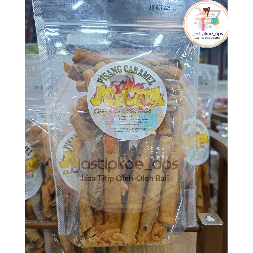 

PISANG CARAMEL MILOY 200GR OLEH OLEH ASLI KHAS BALI + BUBBLE WRAP