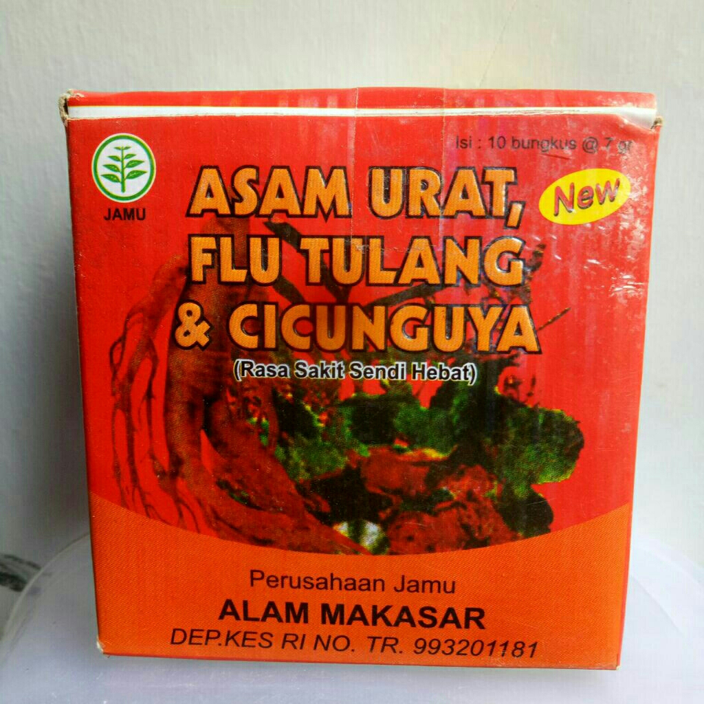 Alam Makasar-Jamu Asam Urat, Flu Tulang dan Cicunguya