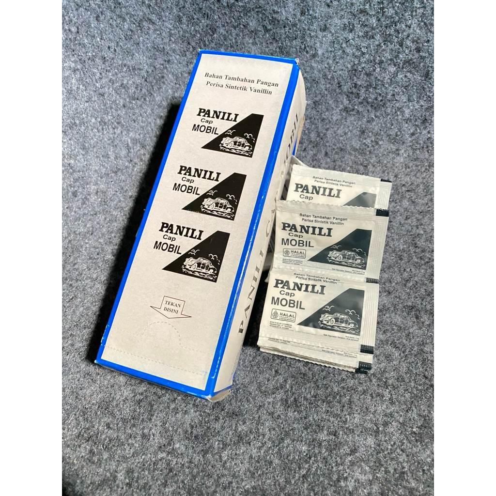 

vanili bubuk cap Mobil/vanili perisa makanan isi 100pcs