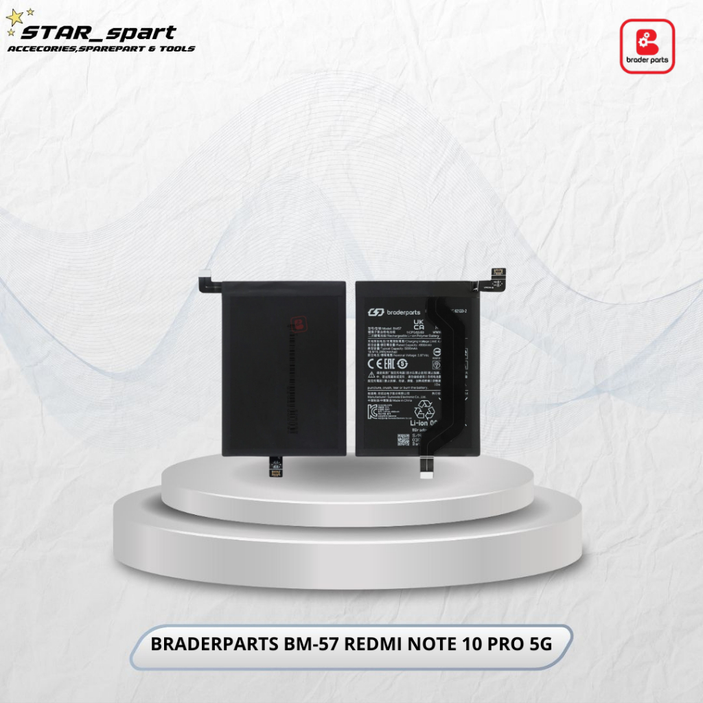 BATRAI BRADERPARTS BM-57 REDMI NOTE 10 PRO 5G