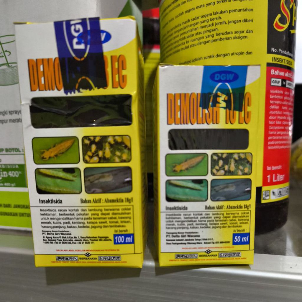 INSEKTISIDA DEMOLISH 18 EC BAHAN AKTIF ABAMEKTIN 18 g/l