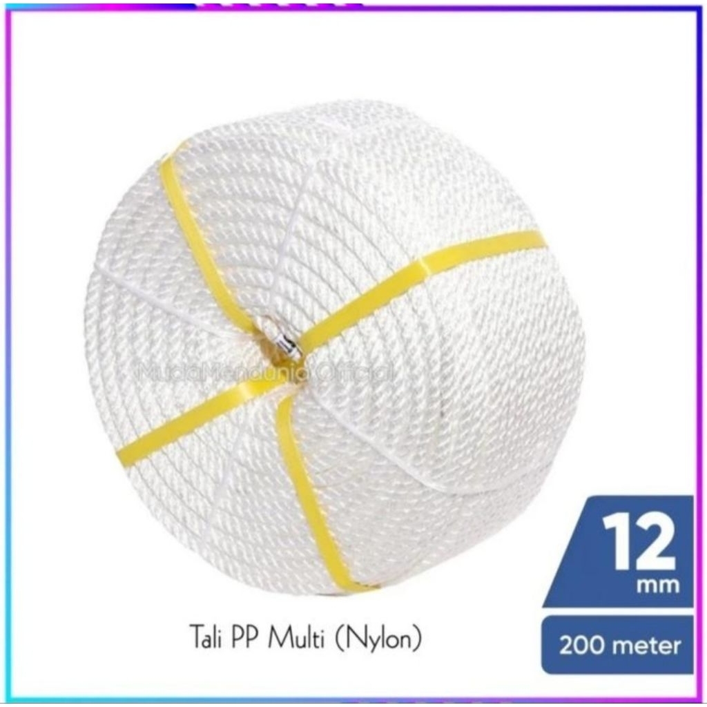 

Tali tambang nilon 12mm multi fungsi per roll