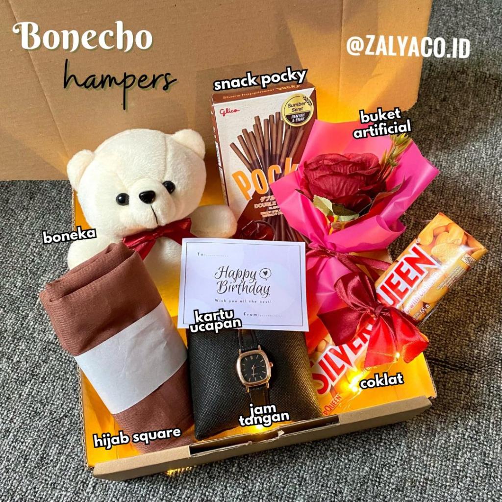 

Hampers Gift Box Kado Ulang Tahun Cewek Hadiah Wanita Cewek Wisuda Graduation Pernikahan