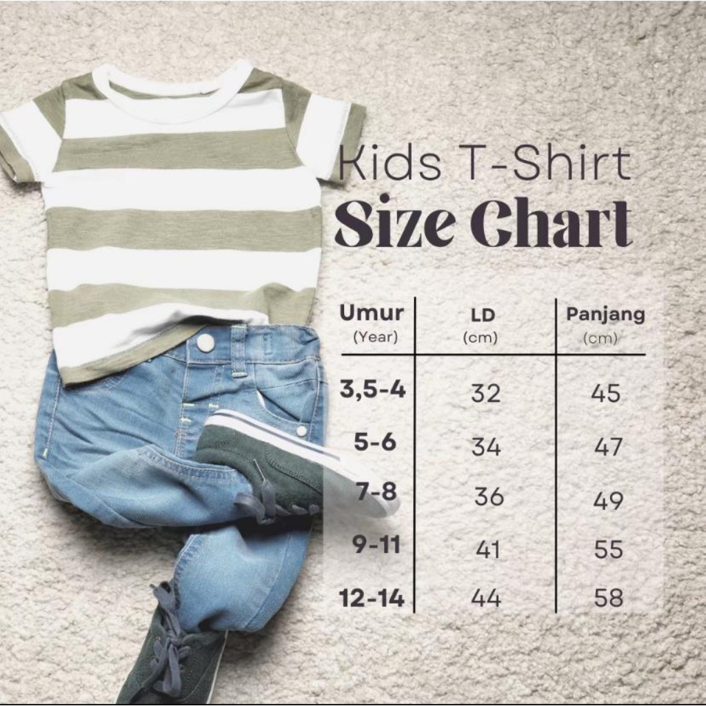 QH Baju Agustusan kaos anak kemerdekaan Hut Ri 45 baju kaos anak usia 4-12 tahun